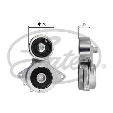 Belt Tensioner, V-ribbed belt