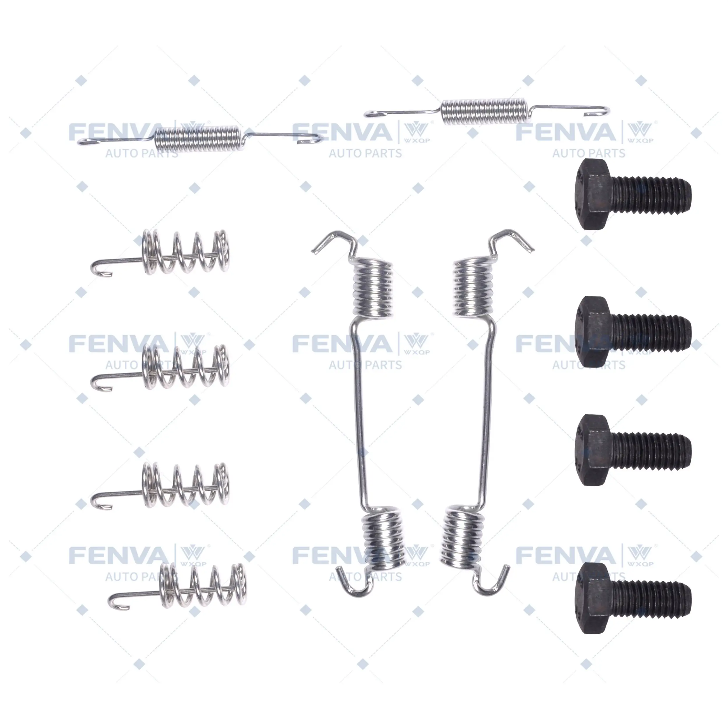 Spring, brake shoes