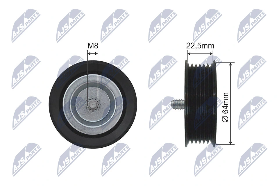 Deflection Pulley/Guide Pulley, V-belt