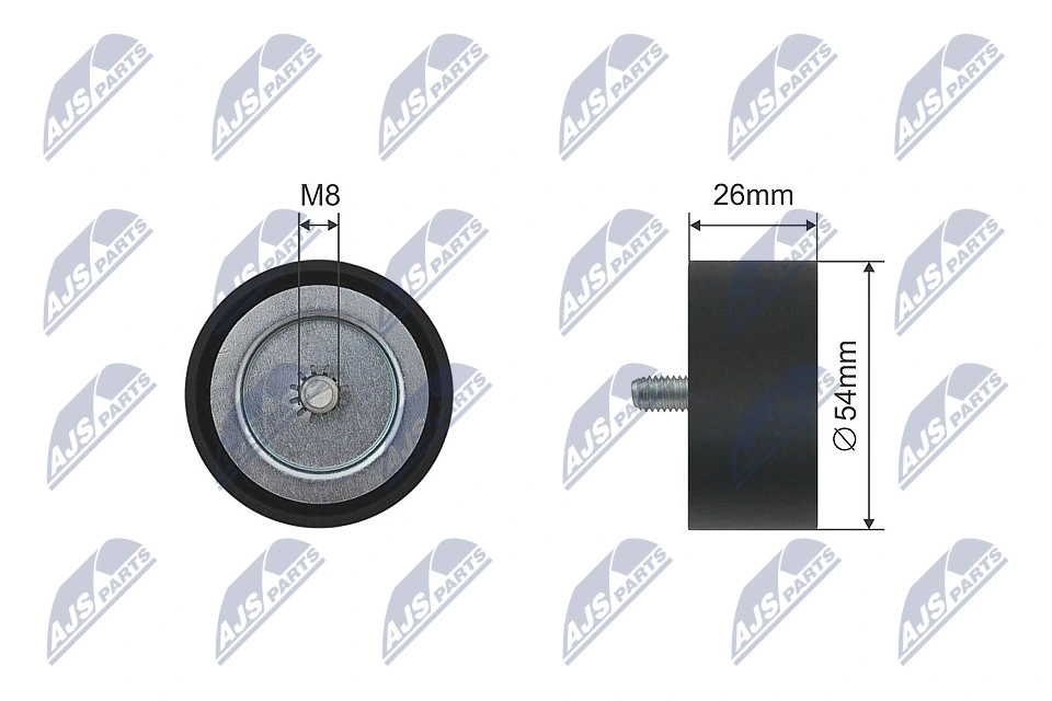 Deflection Pulley/Guide Pulley, V-belt