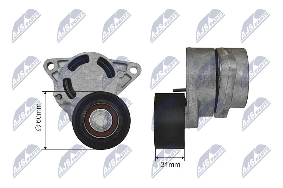 Tensioner Pulley, V-ribbed belt