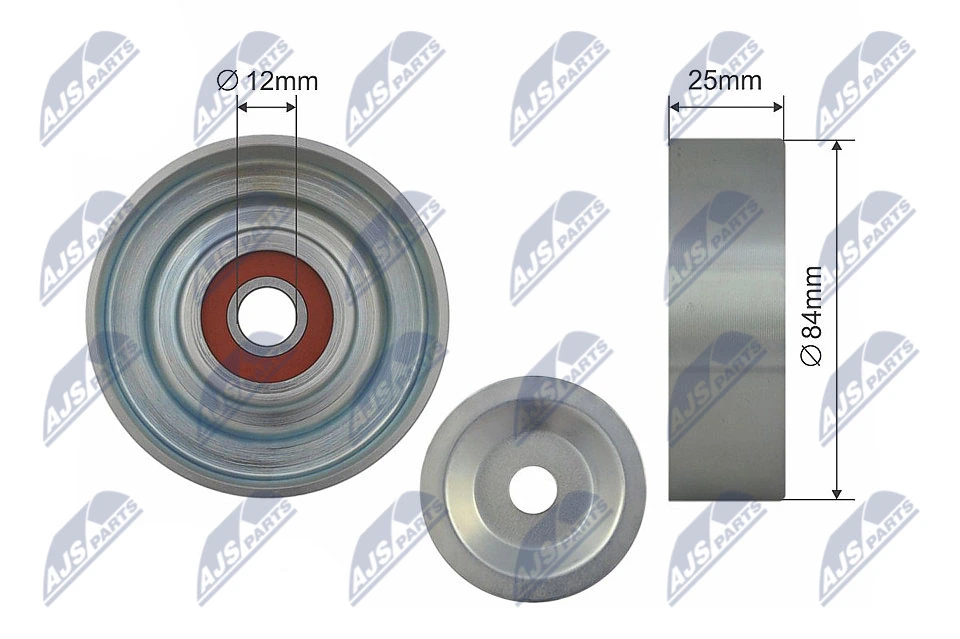 Tensioner Pulley, V-ribbed belt