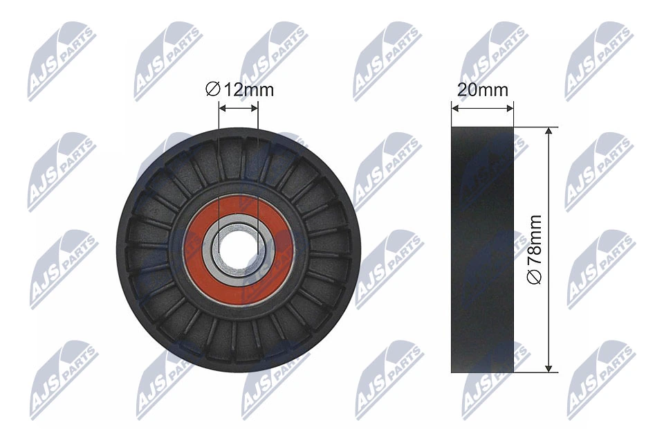 Tensioner Pulley, V-belt