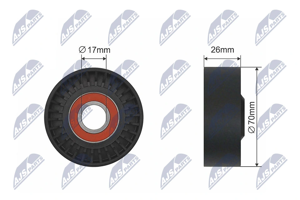 Deflection Pulley/Guide Pulley, V-belt