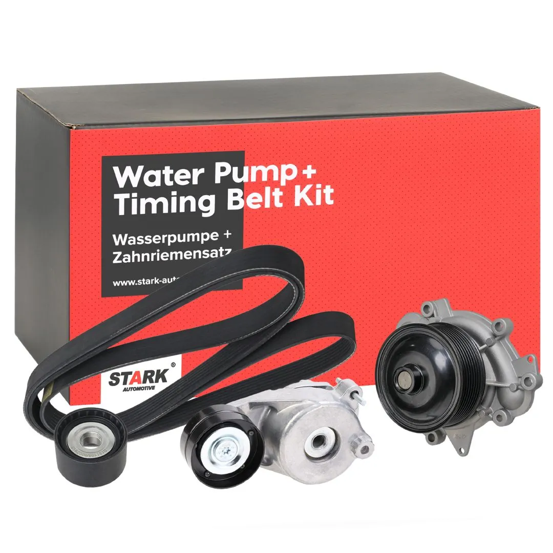 Water Pump + V-Ribbed Belt Kit