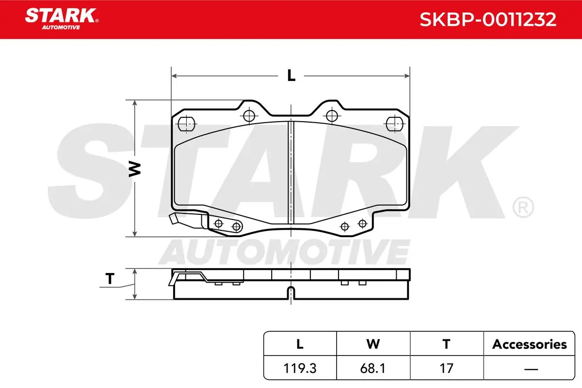 Brake Pad Set, disc brake