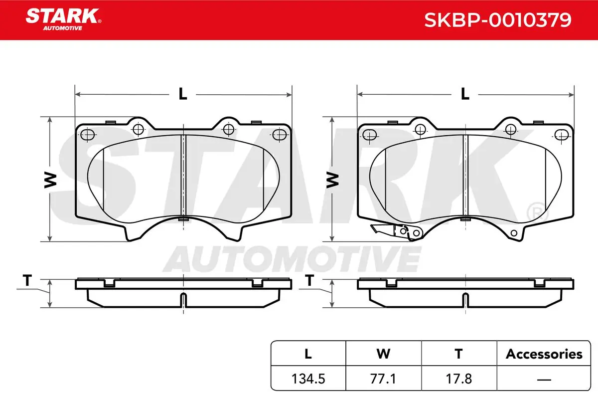 Brake Pad Set, disc brake