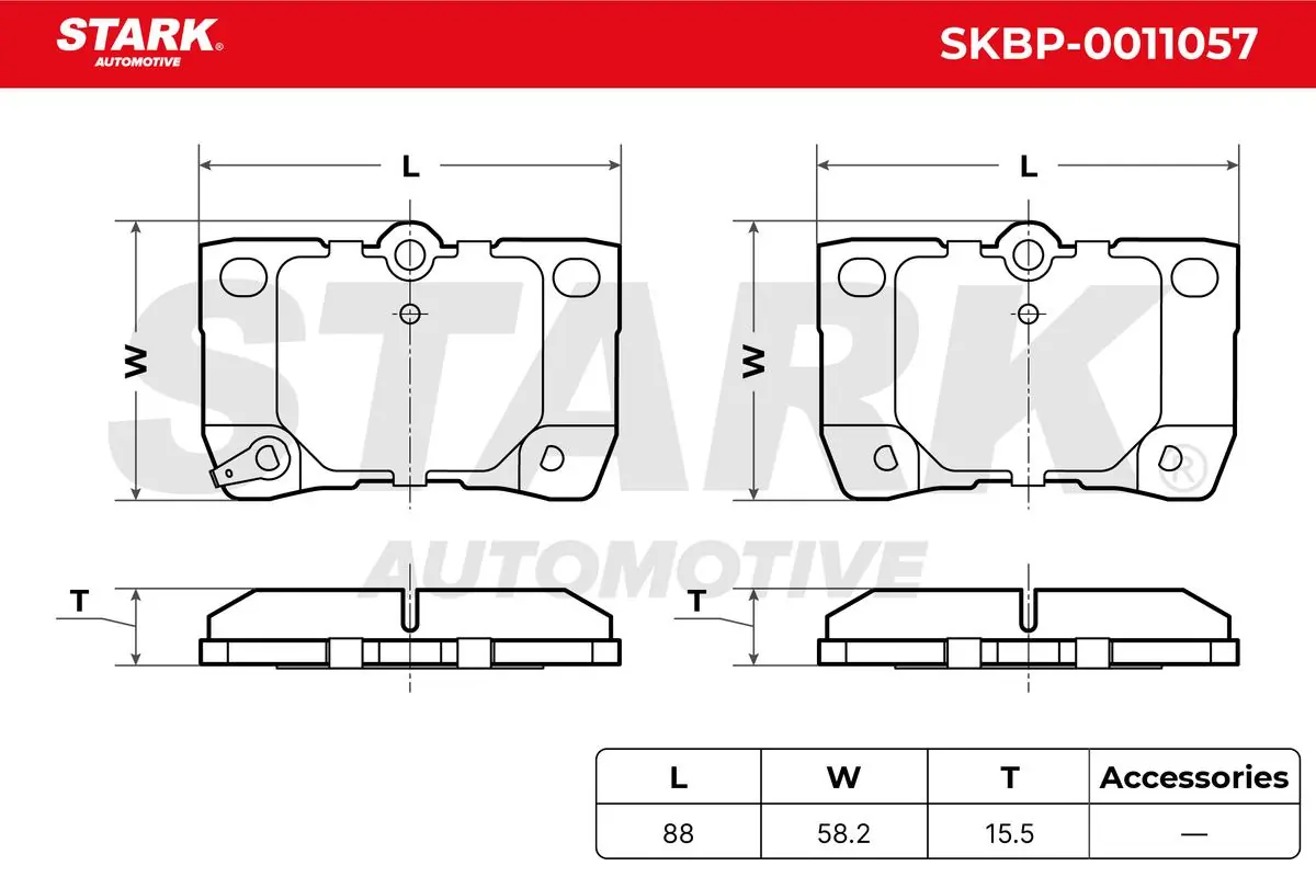 Brake Pad Set, disc brake