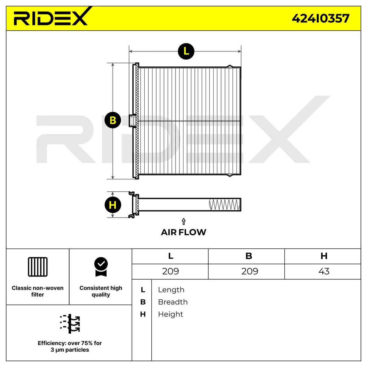 FILTR KABINY MAZDA 2 SKYACTIV, CX-3 SKYACTIV 1,5/2,0 14-