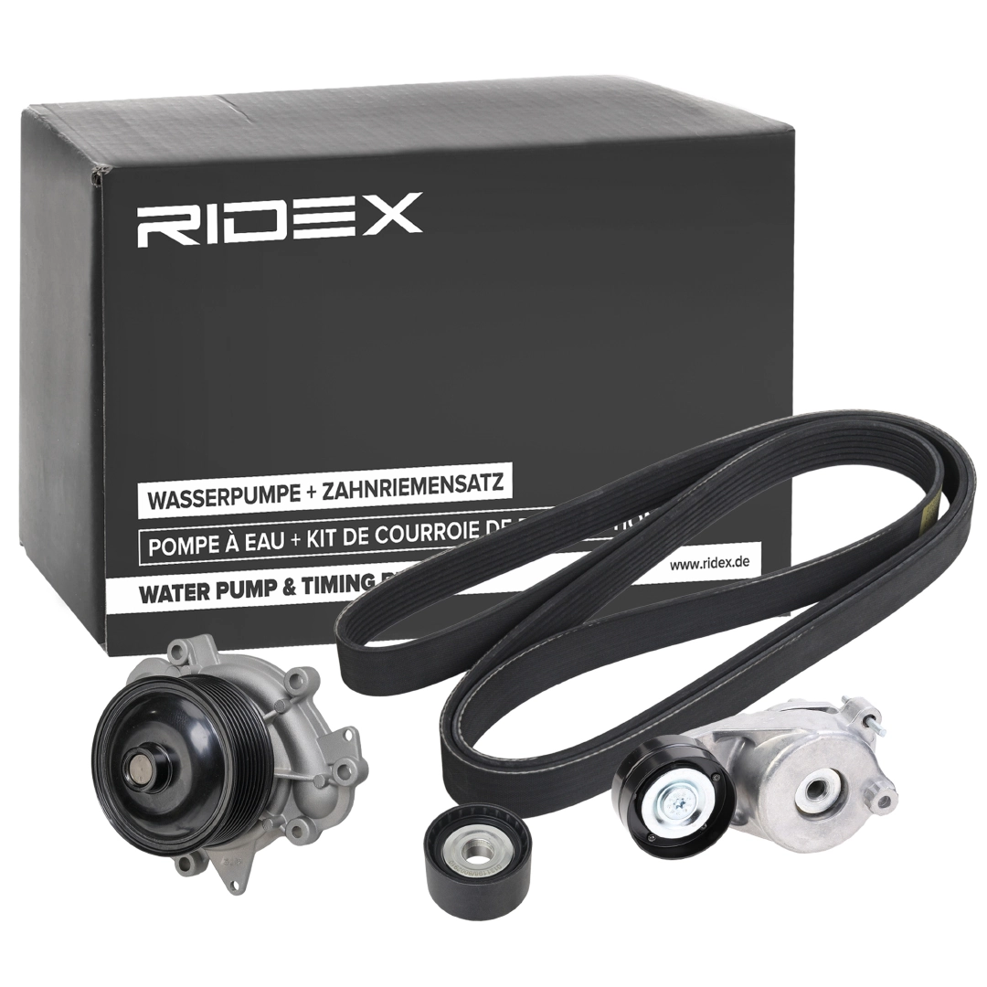 Water Pump + V-Ribbed Belt Kit