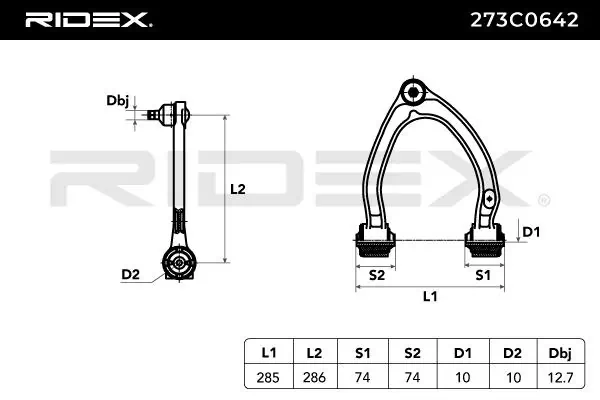 Control/Trailing Arm, wheel suspension 2
