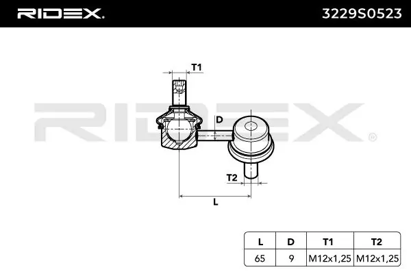 Link/Coupling Rod, stabiliser bar 4