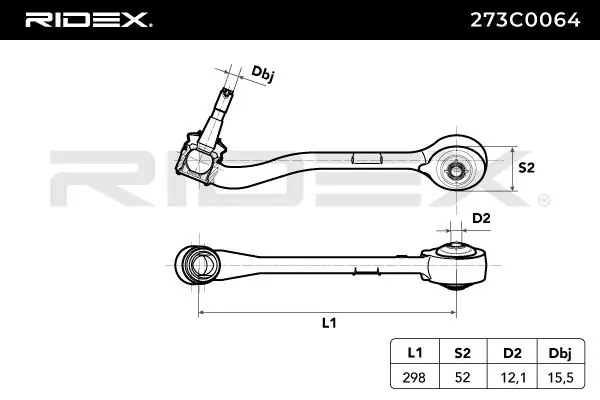 Control/Trailing Arm, wheel suspension 6