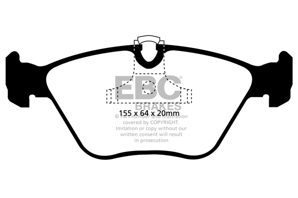 High Performance Brake Pad Set