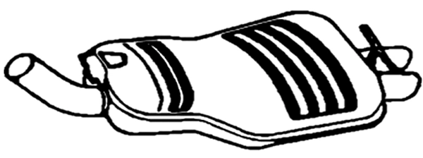 Rear Muffler