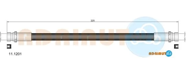 Flexible de frein ADRIAUTO 11.1201