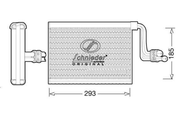 Evaporator, air conditioning