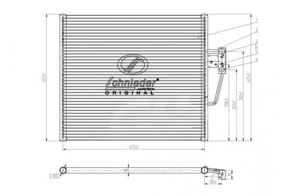 Condenser, air conditioning