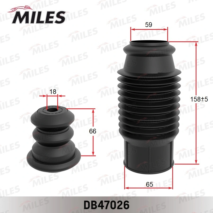 Dust Cover Kit, shock absorber