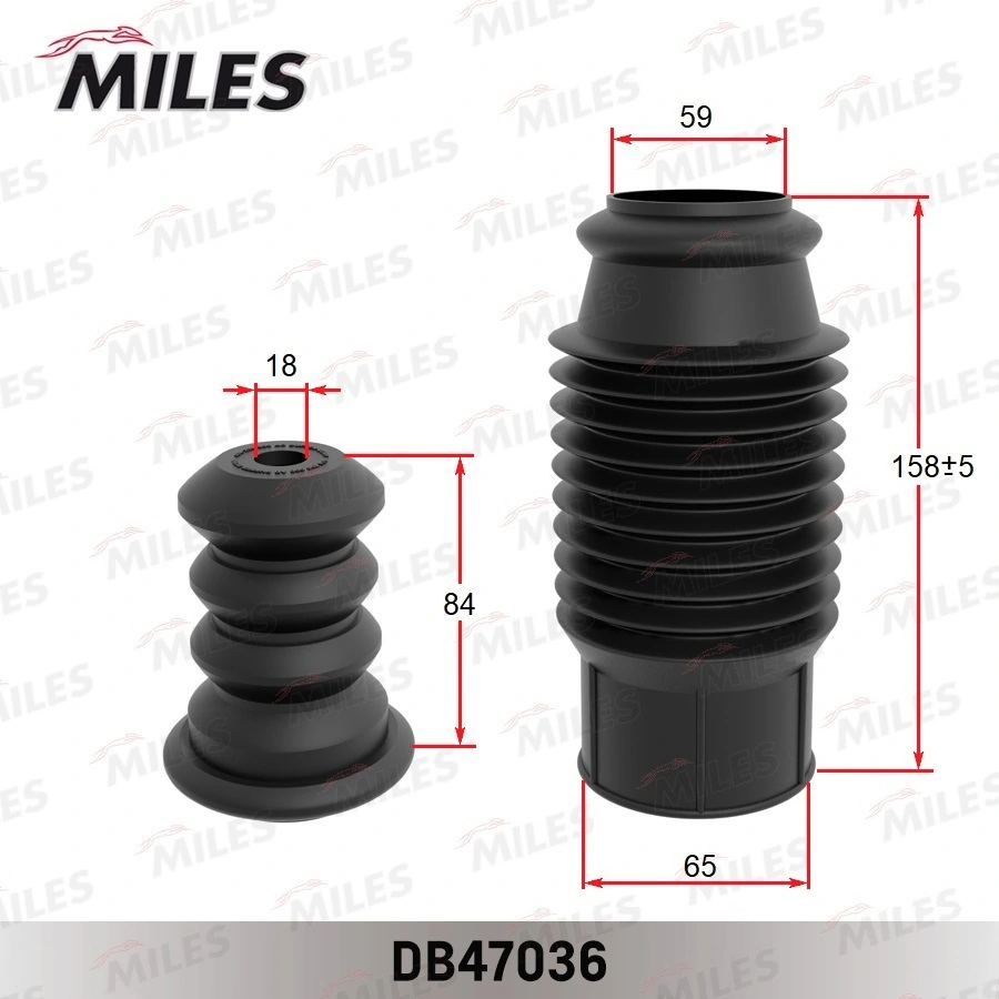Dust Cover Kit, shock absorber