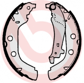 Jeu de mâchoires de frein BREMBO S 61 523