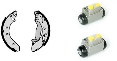 Jeu de mâchoires de frein BREMBO H 52 011