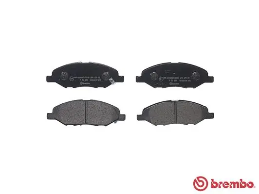 Kit de plaquettes de frein, frein à disque BREMBO P 56 088