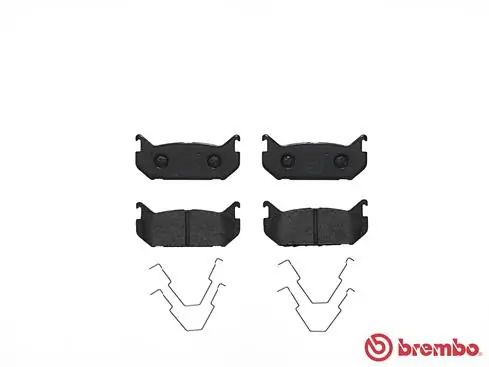 Kit de plaquettes de frein, frein à disque BREMBO P 24 036