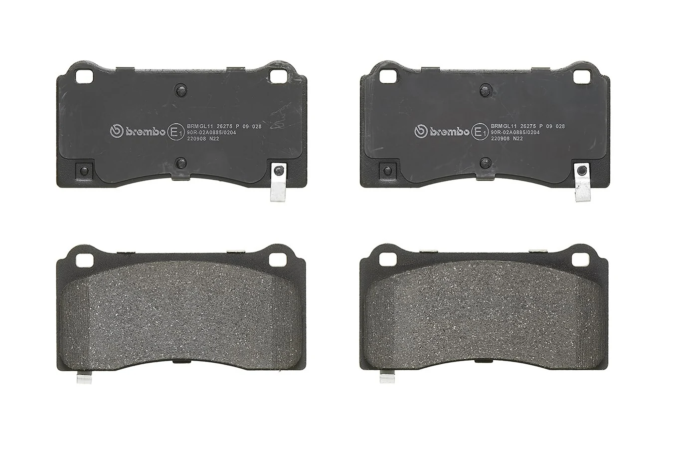Kit de plaquettes de frein, frein à disque BREMBO P 09 028