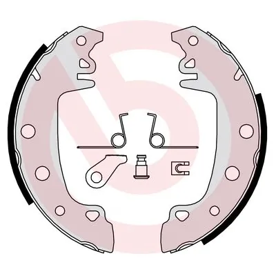 Jeu de mâchoires de frein BREMBO S 68 528