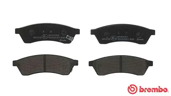 Kit de plaquettes de frein, frein à disque BREMBO P 10 060