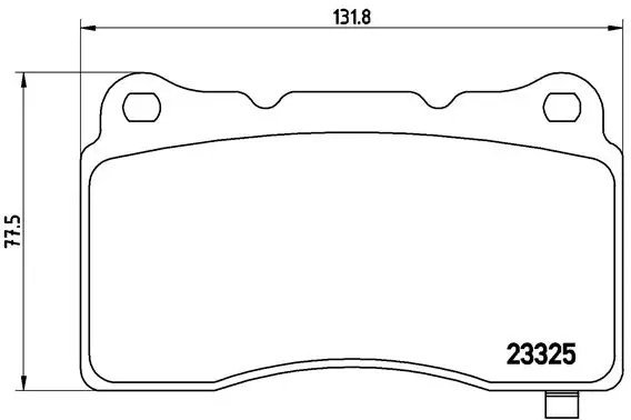 BREMBO P 59 079 — Колодка гальм. диск. передн. (вир-во BREMBO)