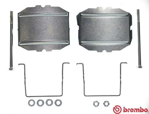 Kit d'accessoires, plaquette de frein à disque BREMBO A 02 232