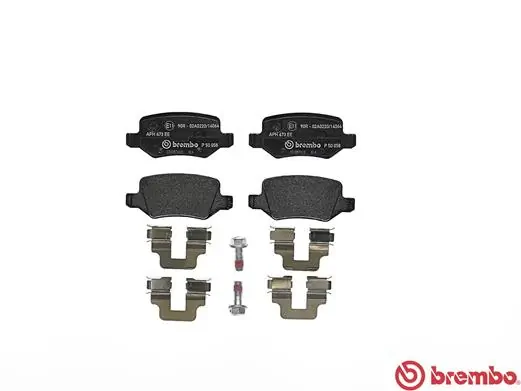 Kit de plaquettes de frein, frein à disque BREMBO P 50 058