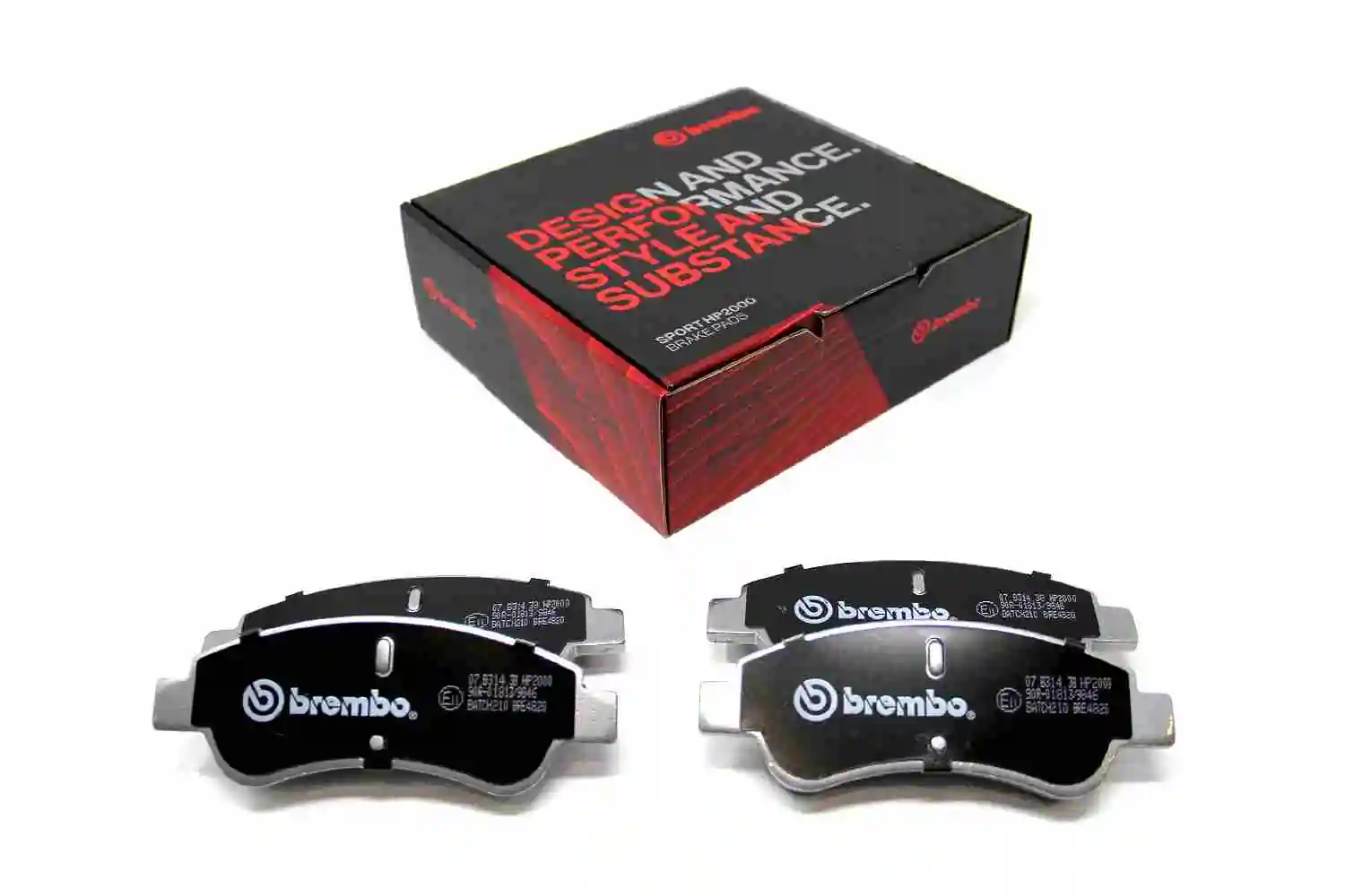 Kit de plaquettes de freins de haute performance BREMBO 07.B314.38