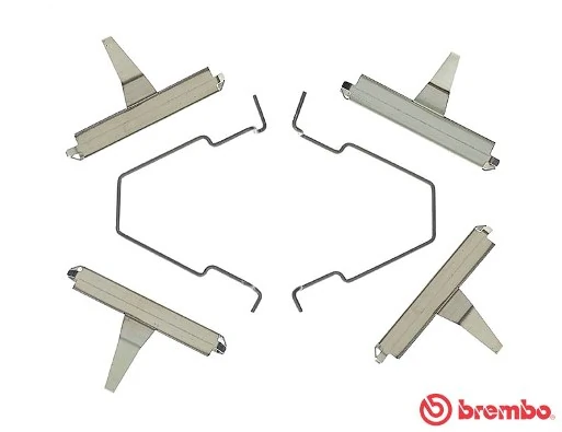 Kit d'accessoires, plaquette de frein à disque BREMBO A 02 243