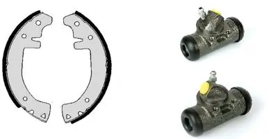 Jeu de mâchoires de frein BREMBO H 68 001