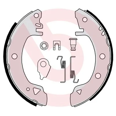 Jeu de mâchoires de frein BREMBO S 24 508