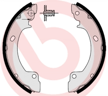 Jeu de mâchoires de frein BREMBO S 30 506