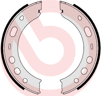 Jeu de mâchoires de frein, frein de stationnement BREMBO S 65 503