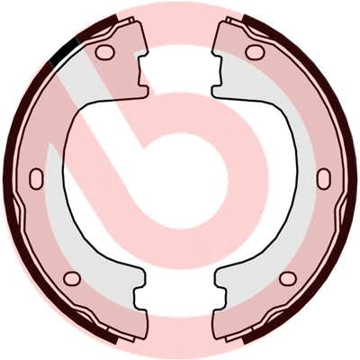Jeu de mâchoires de frein, frein de stationnement BREMBO S 50 521