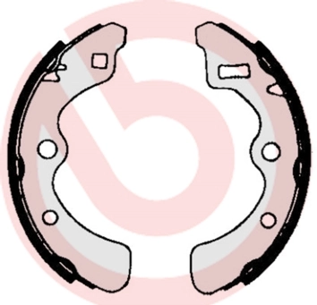 Jeu de mâchoires de frein BREMBO S 28 501