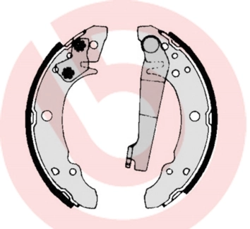 BREMBO S85507 — Гальмівні колодки, барабанні