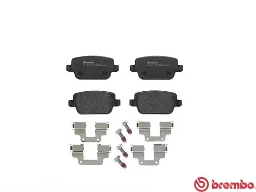 Kit de plaquettes de frein, frein à disque BREMBO P 44 017