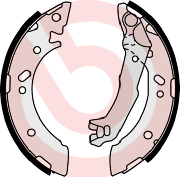 Jeu de mâchoires de frein BREMBO S 30 510