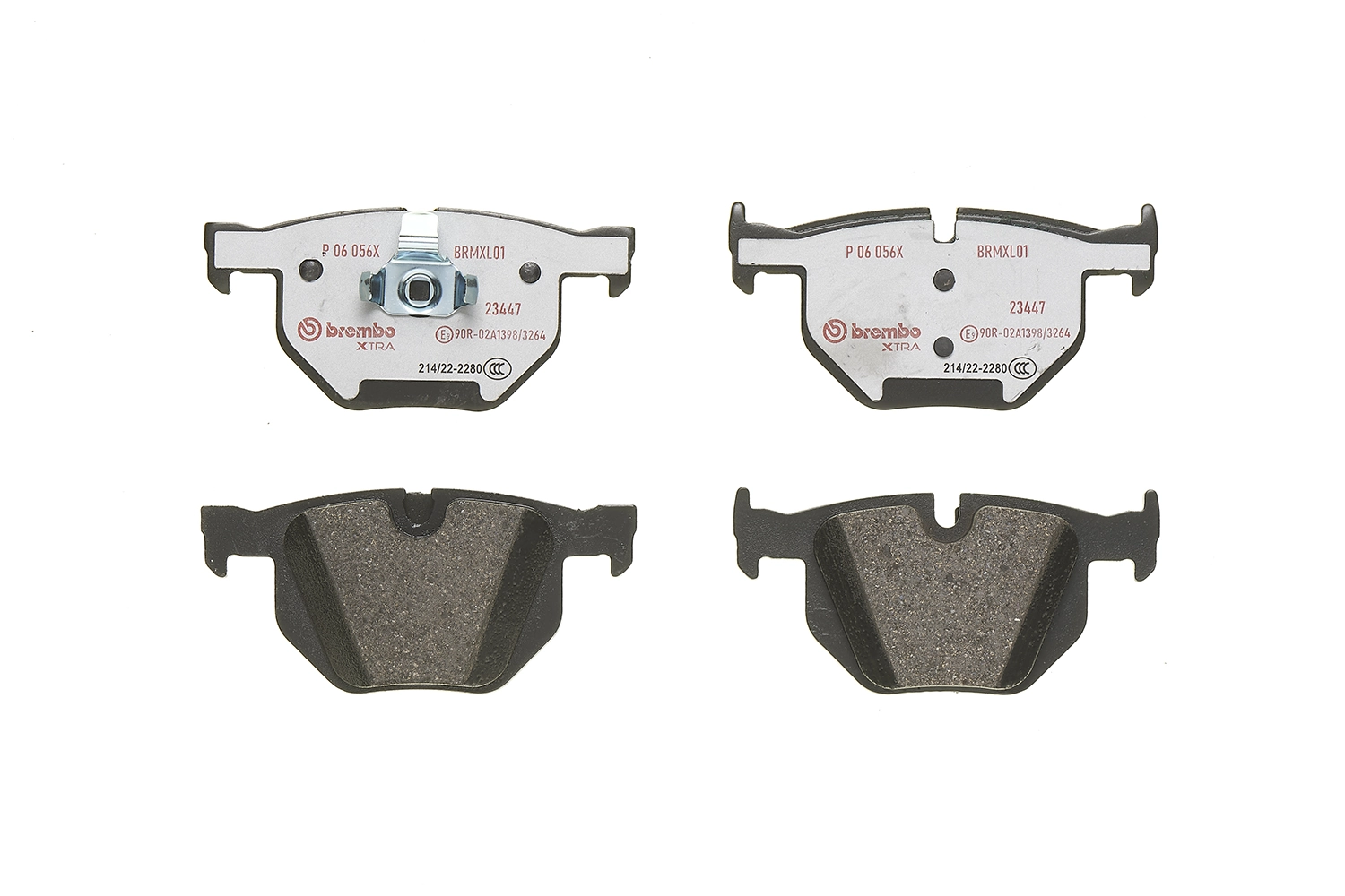 Kit de plaquettes de frein, frein à disque BREMBO P 06 056X