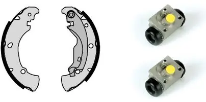 Jeu de mâchoires de frein BREMBO H 23 056