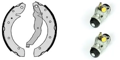 Jeu de mâchoires de frein BREMBO H 06 009