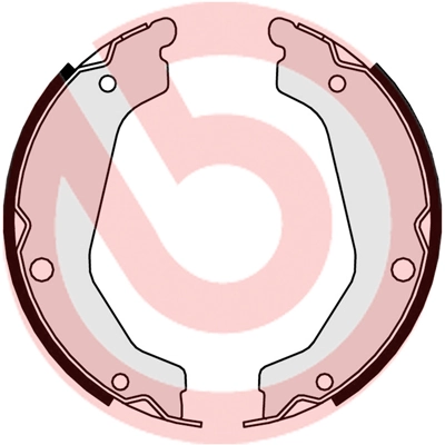 Jeu de mâchoires de frein, frein de stationnement BREMBO S 30 531