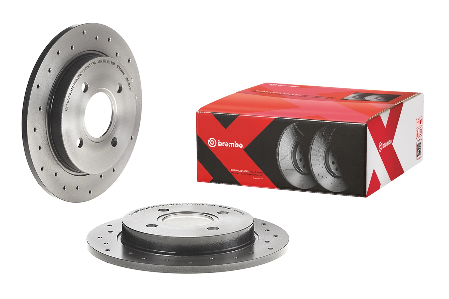 Disque de frein BREMBO 08.4931.2X